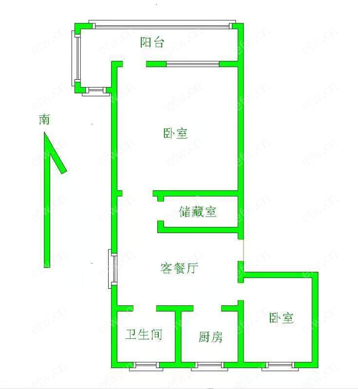 木樨厅 2室1厅