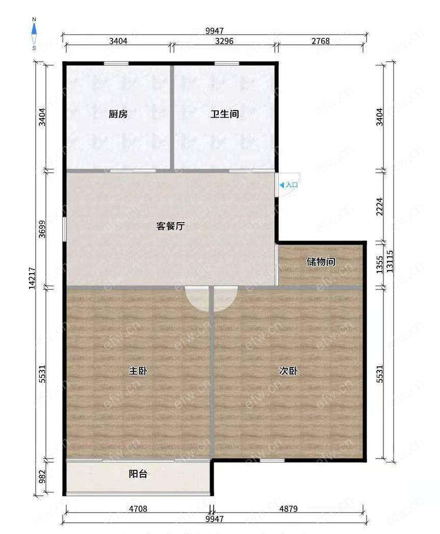 镇巷 2室1厅,房东诚心出售，大家多推推