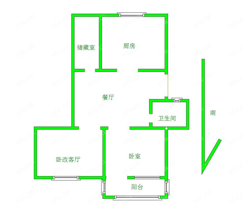 曹张新村 2室1厅诚心出售