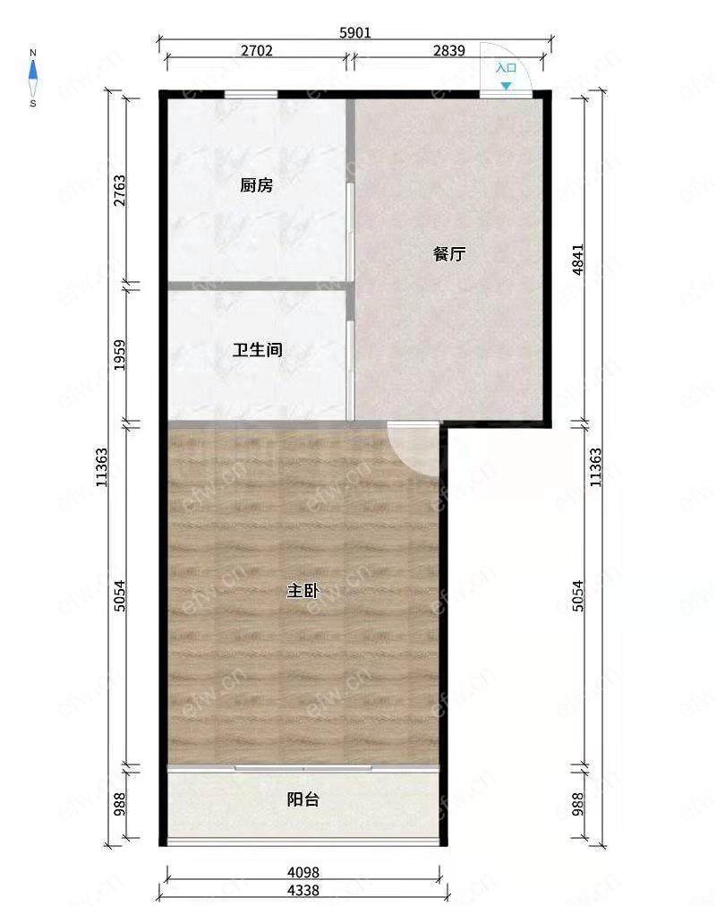 棉花巷（大鱼池） 1室1厅