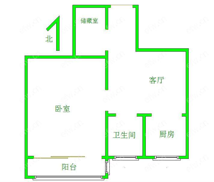 中桥三村                           1室1厅