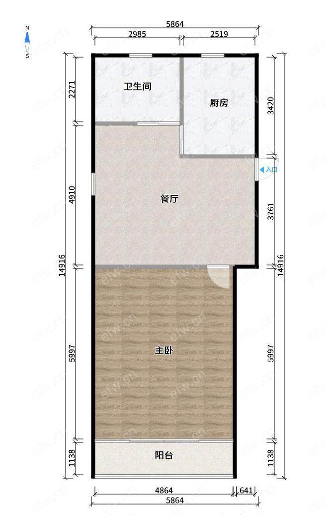 宁海里小区（一期） 1室1厅