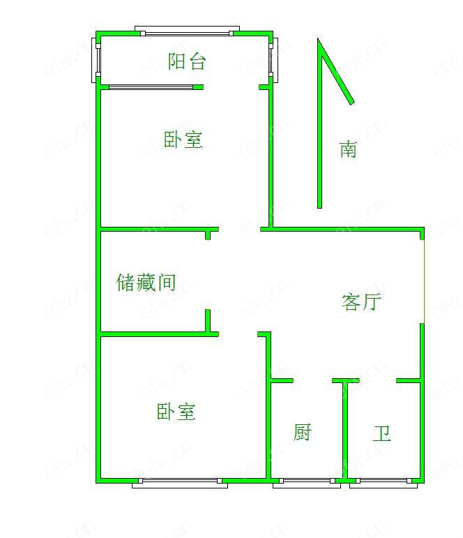 惠东里 2室1厅