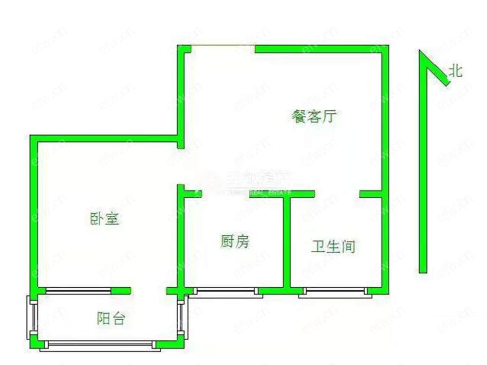 山明四村 1室1厅1