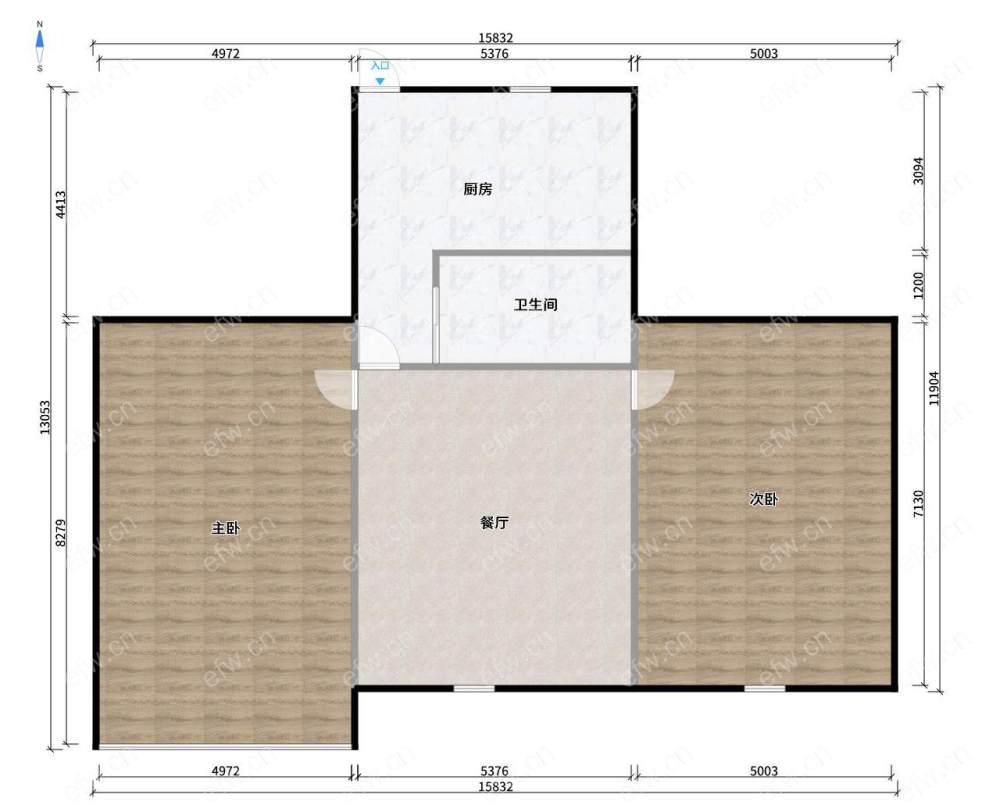 小娄巷横街东区（14-29） 2室1厅