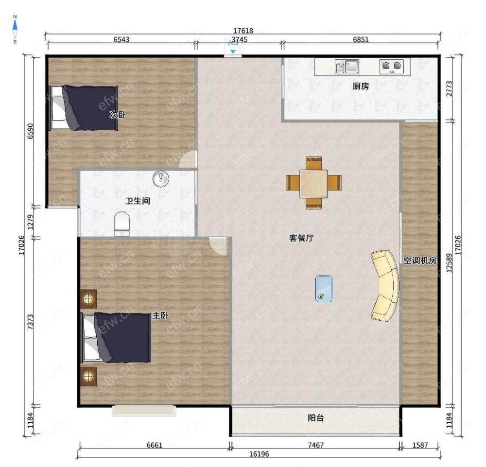 西水东 2室2厅精装修 位置好 随时看