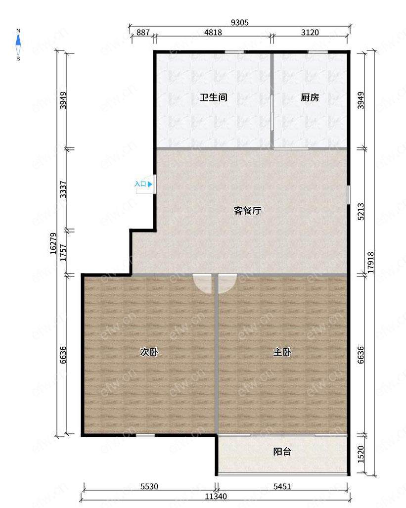 西直街 2室1厅