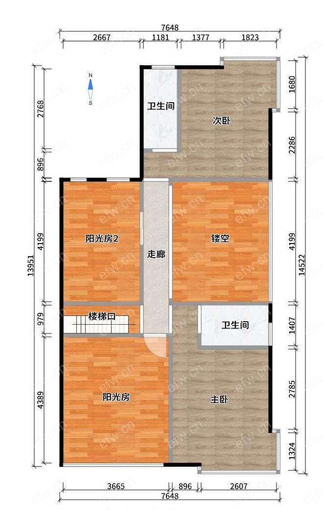 阳光城市花园A区 4室2厅