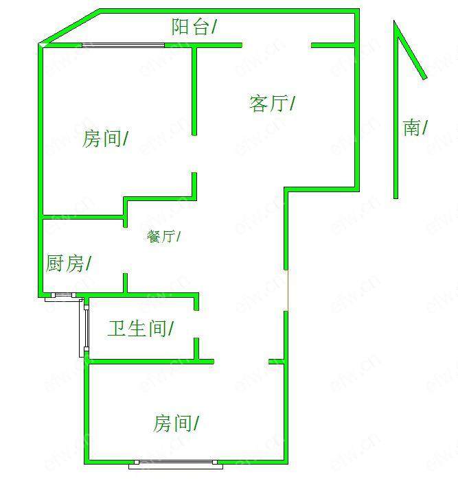 阳光100国际新城 2室2厅