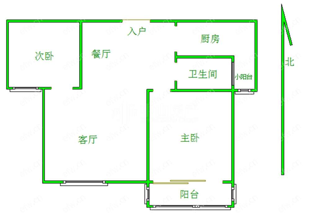 融创理想城市花园(亚美利加) 2室1厅