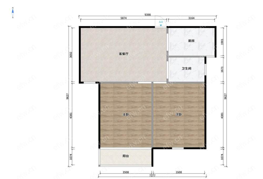 新街家园 2室2厅