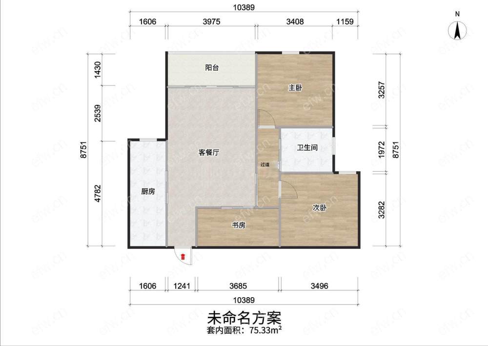 保利达江湾城 3室2厅