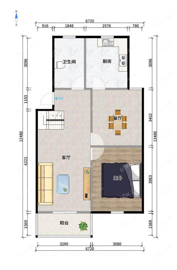 惠泉花园  4室2厅