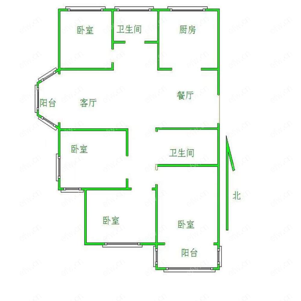 金马际花园 4室2厅