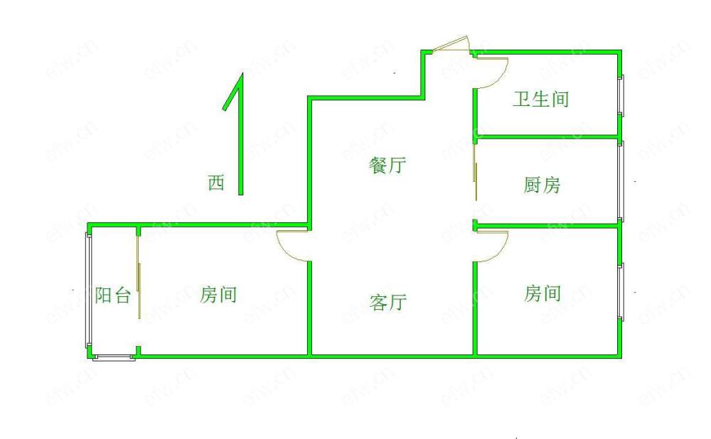 新巷小区 2室1厅66666