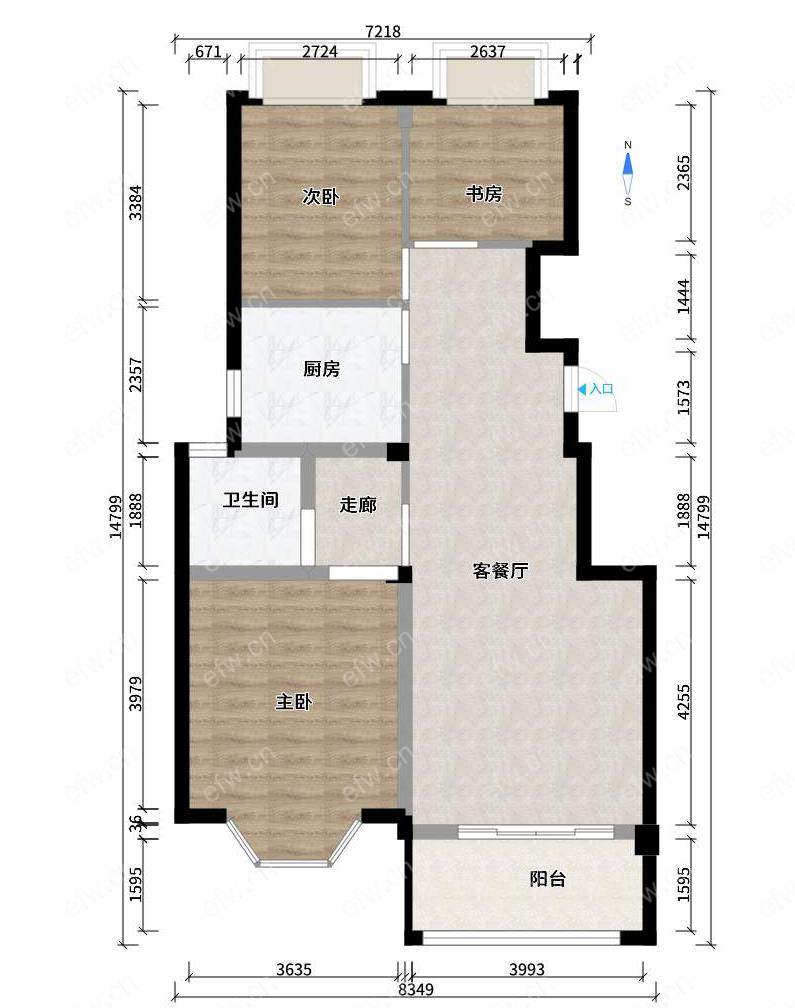 复地新城（四期） 3室2厅