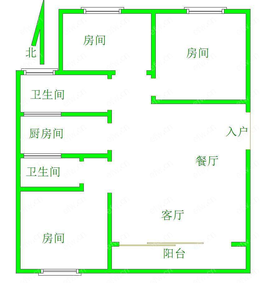 金科世界城C区 3室2厅