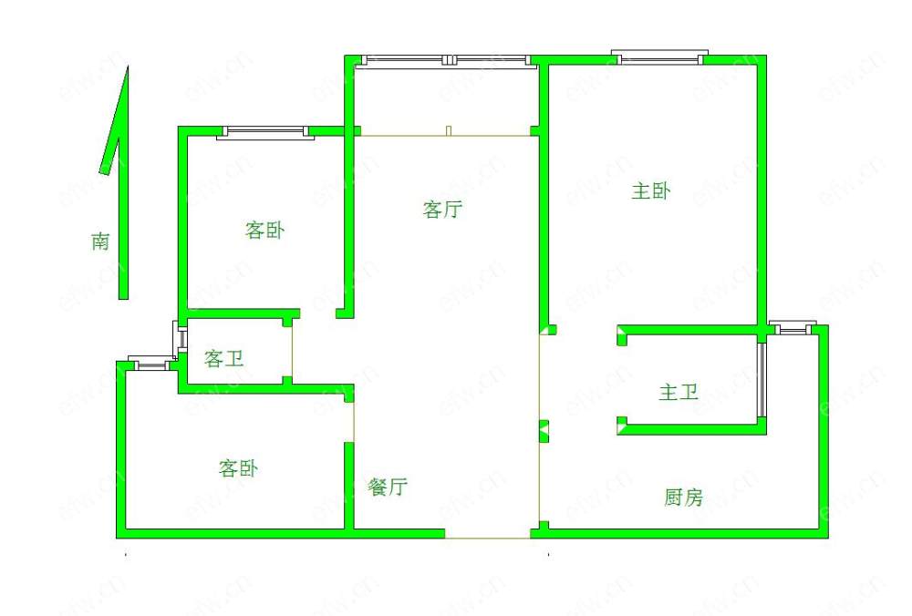 中建溪岸观邸 3室2厅，看房提前联系，4000包物业