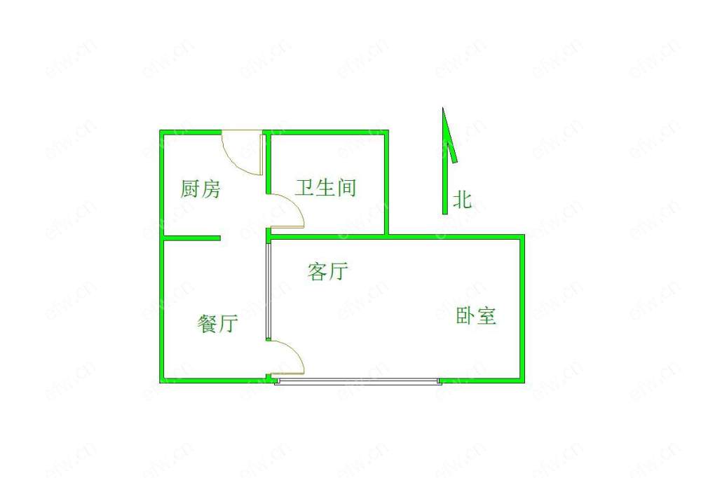 嘉德时代广场 1室1厅