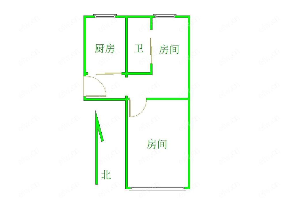 建设新村 1室1厅出租