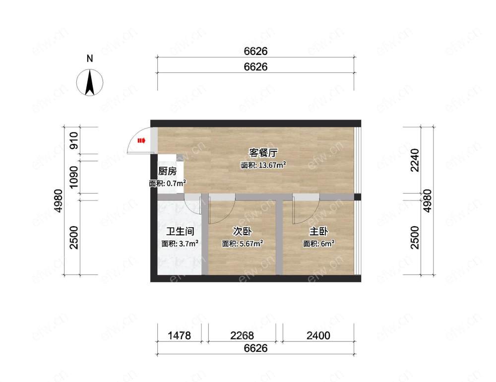 梦享城 2室1厅