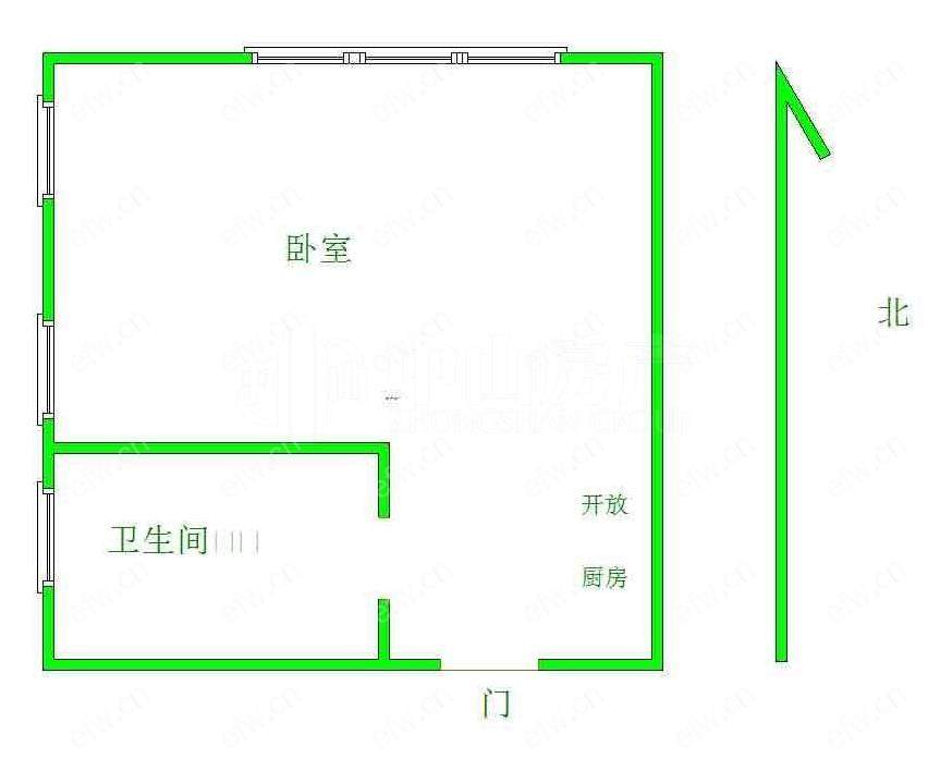 圆融广场（融禾花苑） 1室1厅