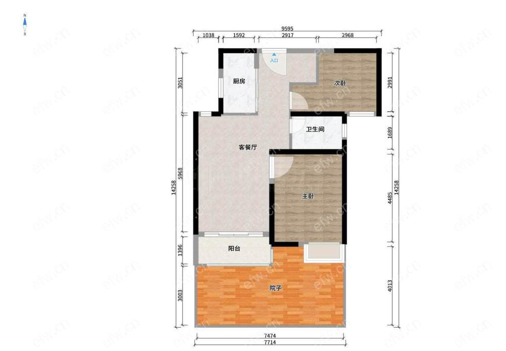 吉宝凌云峰阁 2室2厅