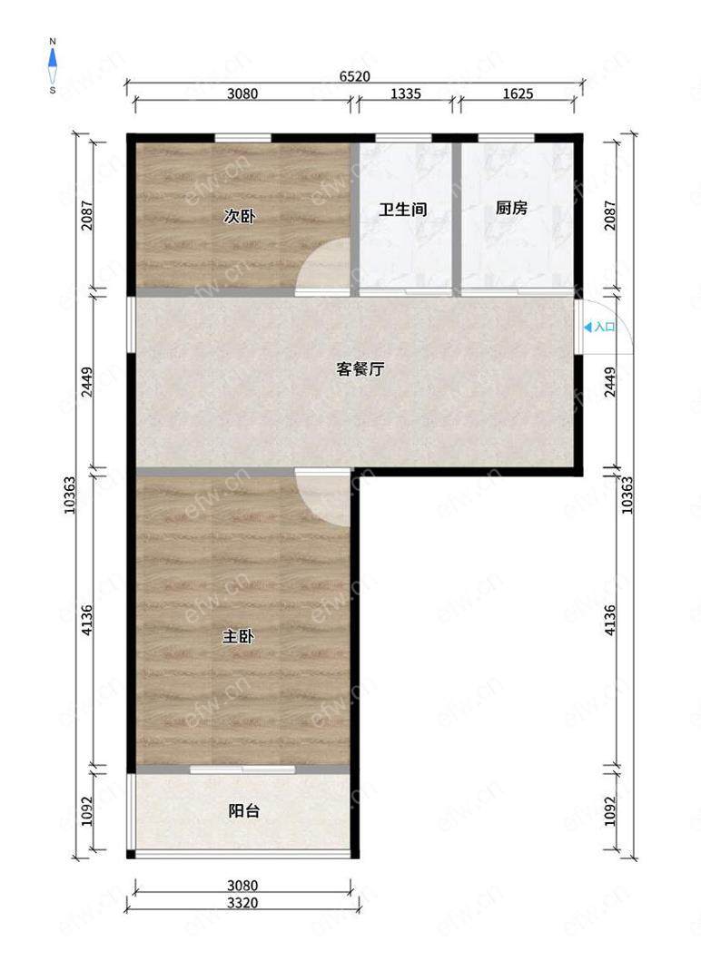 惠龙新村  2室1厅