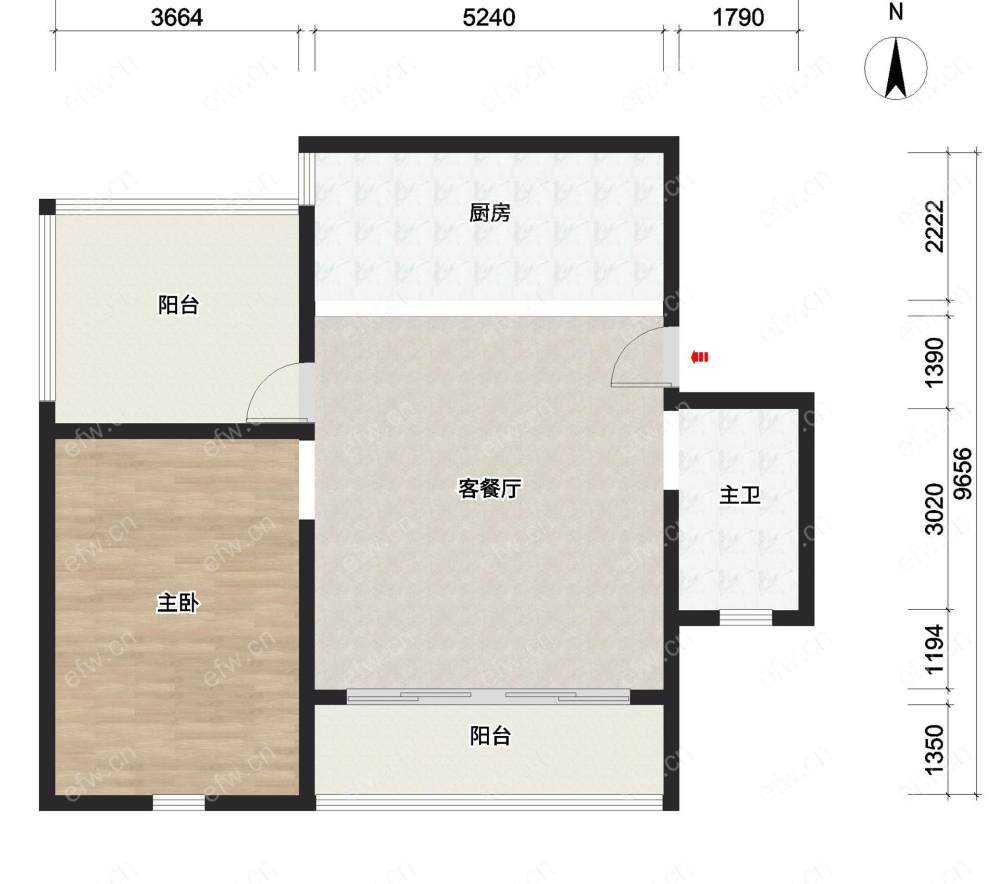 银河湾紫苑(华光堰桥项目) 2室2厅