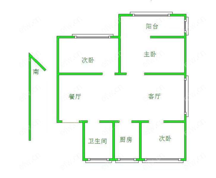 锦绣花园(东) 3室2厅