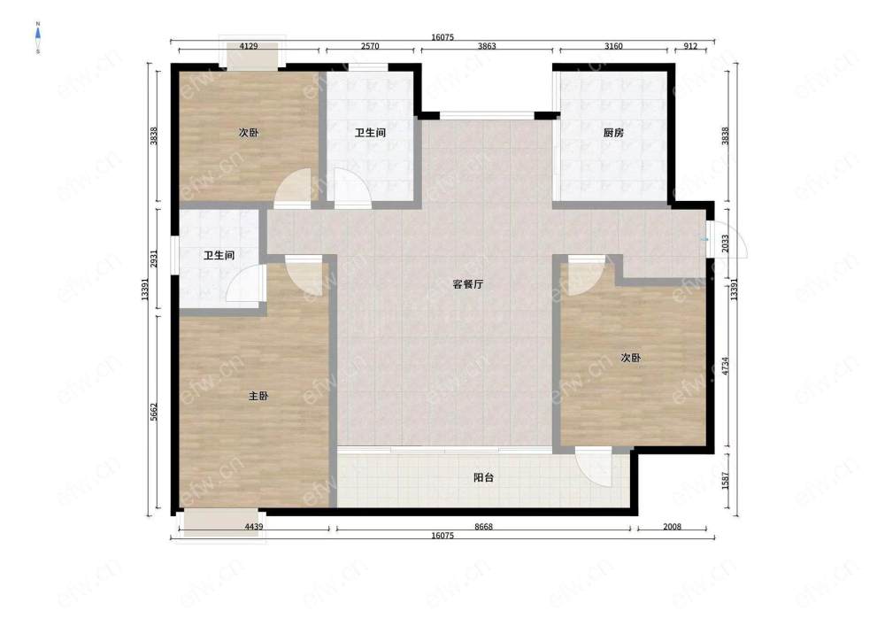 大三房 婚装38万 空调地暖