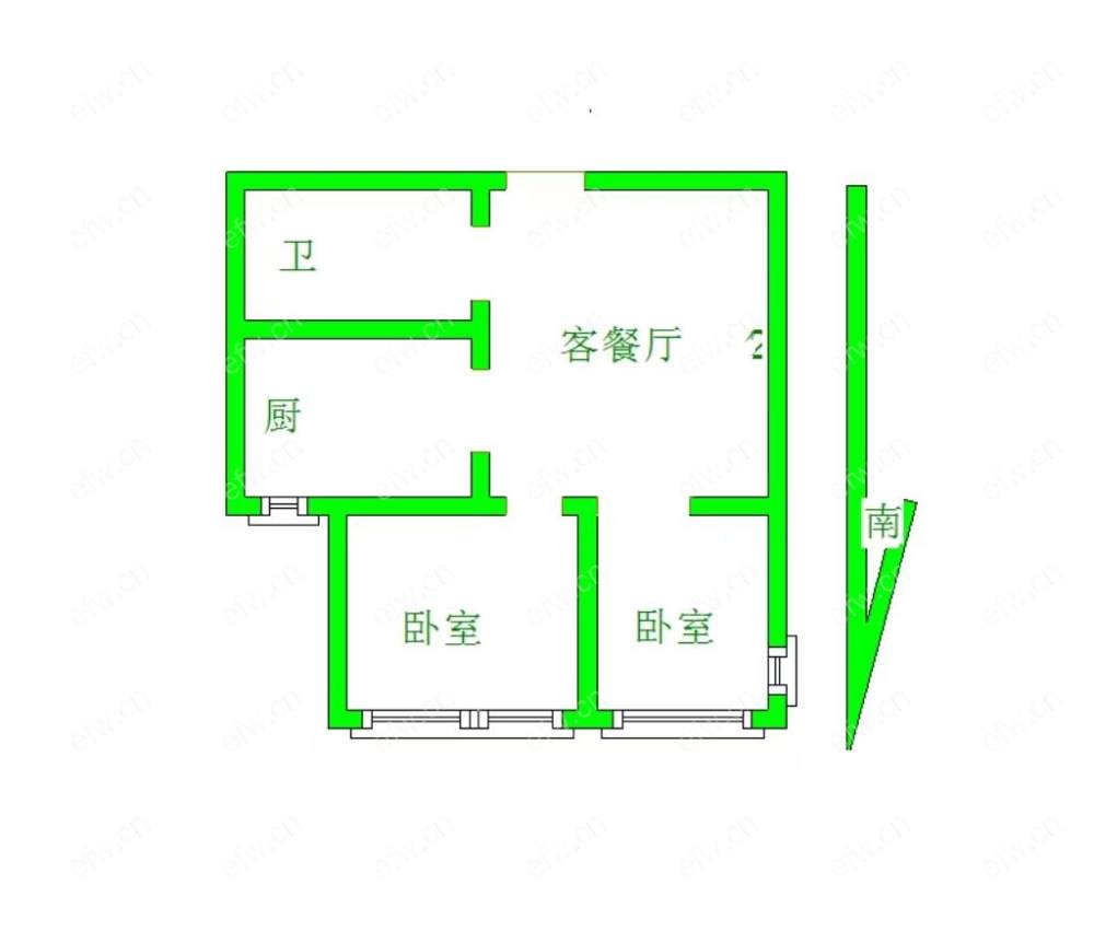 新街家园  1室1厅