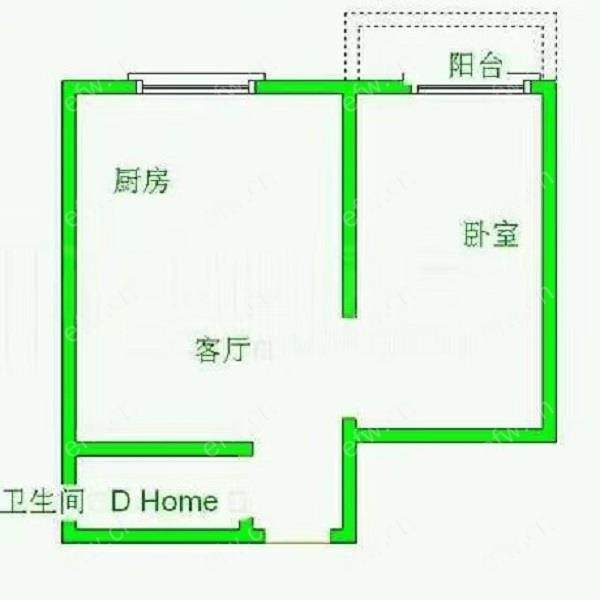 龙塘家园 1室1厅