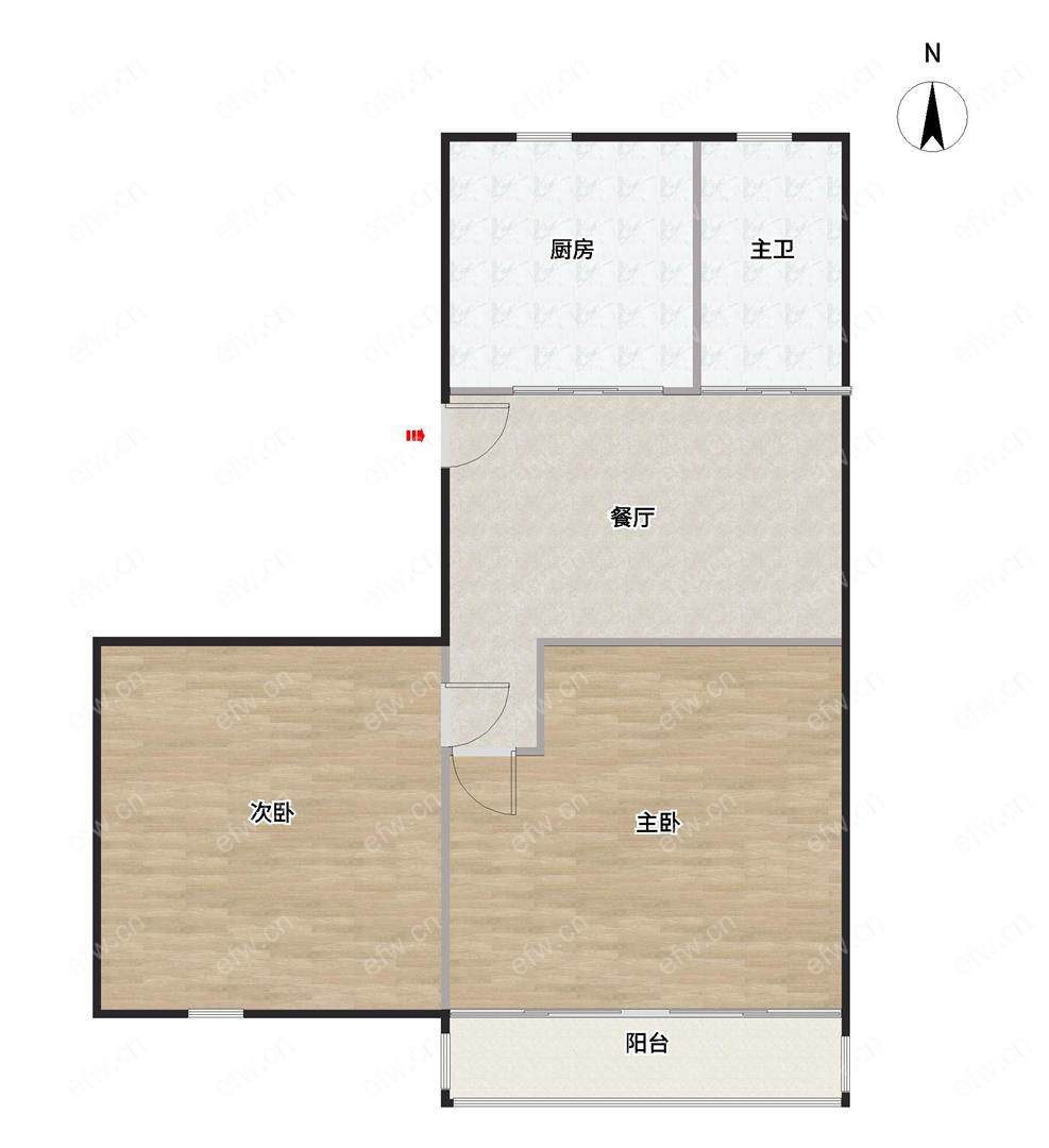 宁海里北区 2室1厅