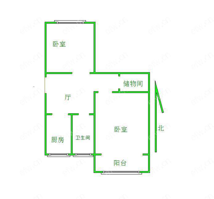 水车湾   2室1厅