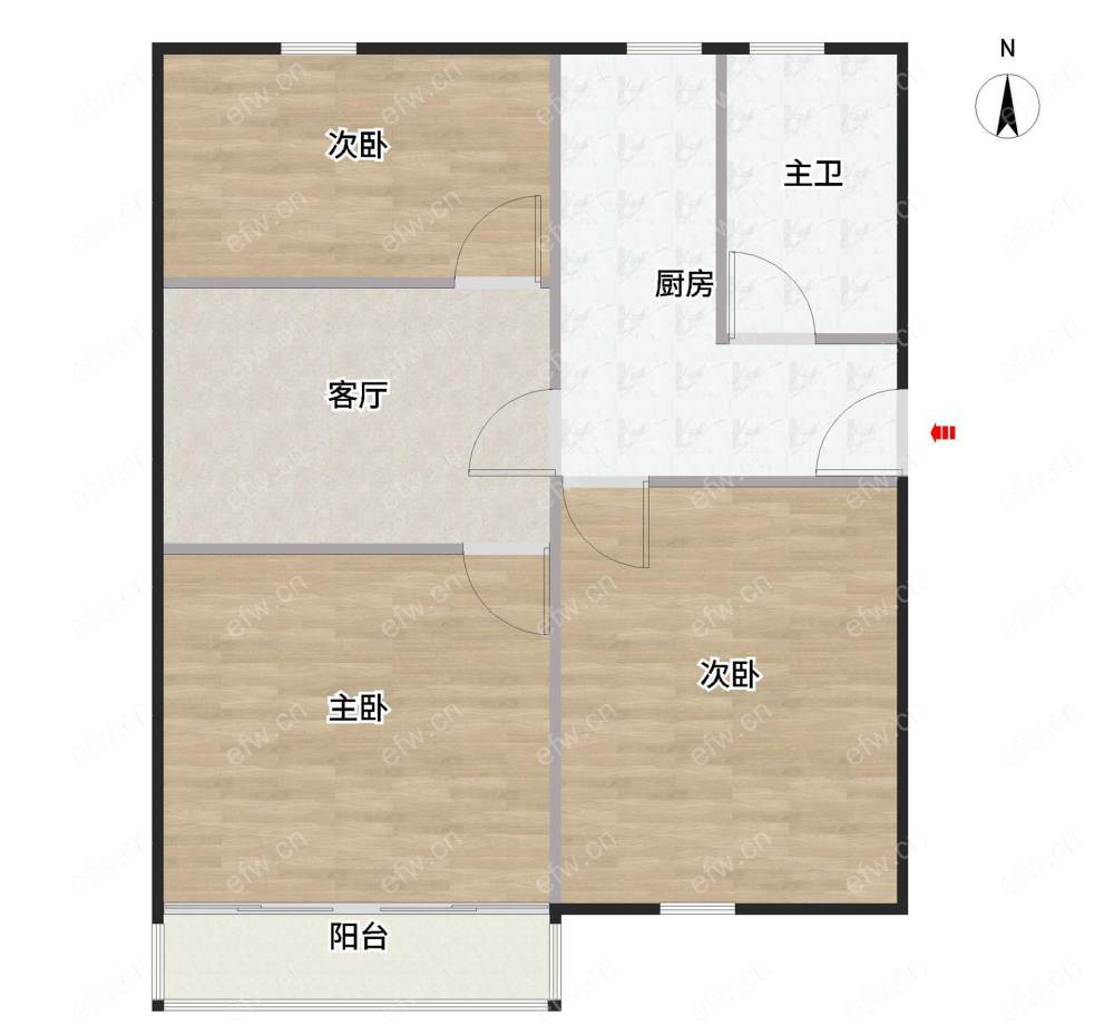 柴机新村  3室1厅