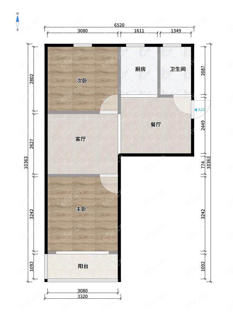 惠峰新村 2室1厅