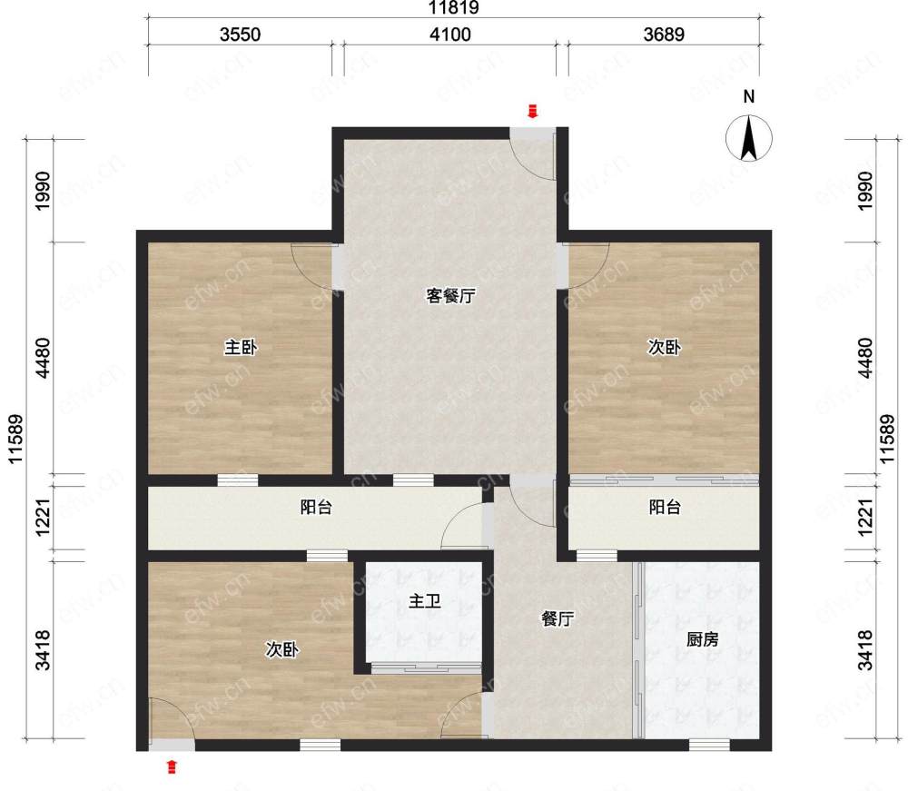 五河新村 2室1厅 带院子已开门