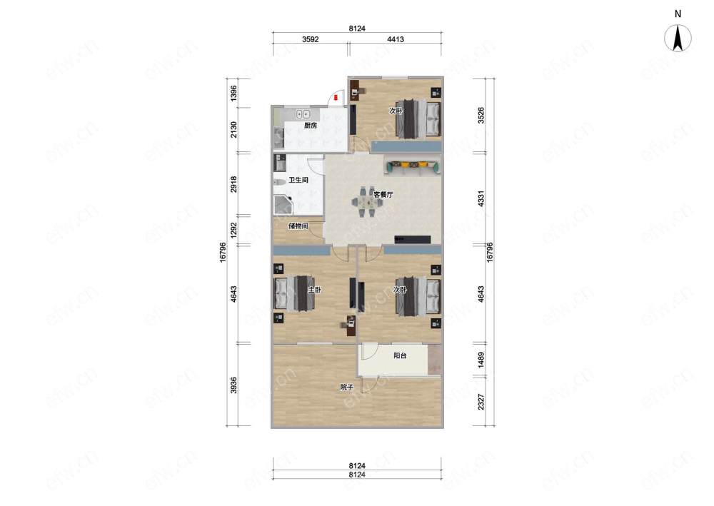 大庄新村  2室1厅