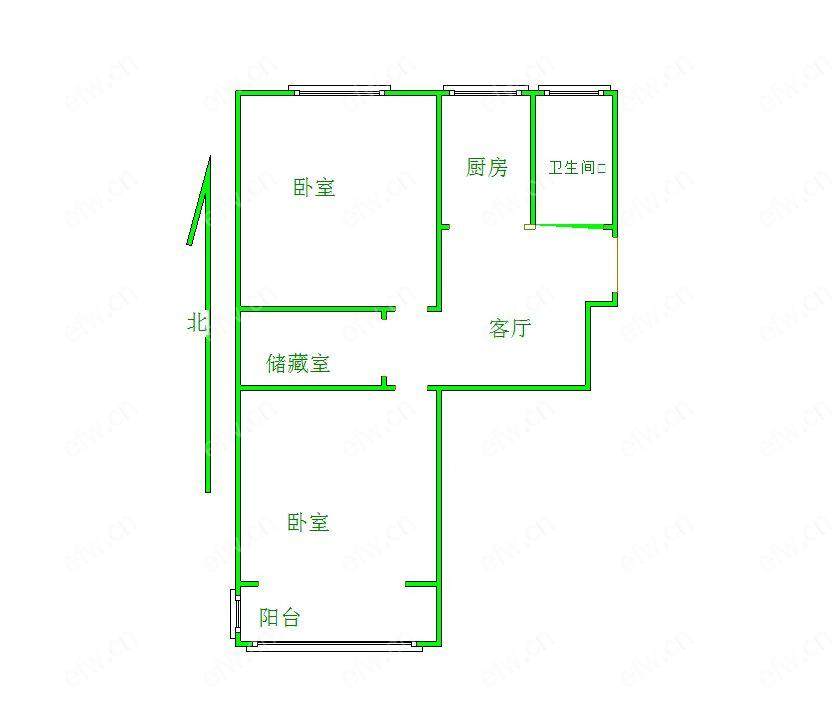 茂新里 2室2厅.贝壳113万