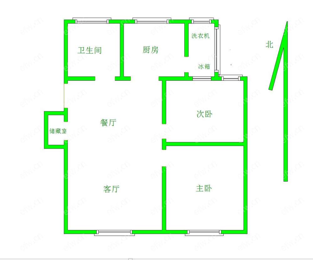 西园里 2室1厅..................