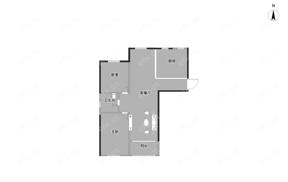 华府庄园十区精装修两房两厅，南北通透，家具家电全，省锡中本部，地铁口