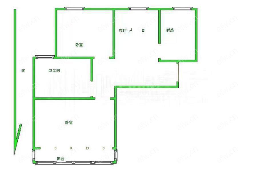 新街家园 2室2厅精装修