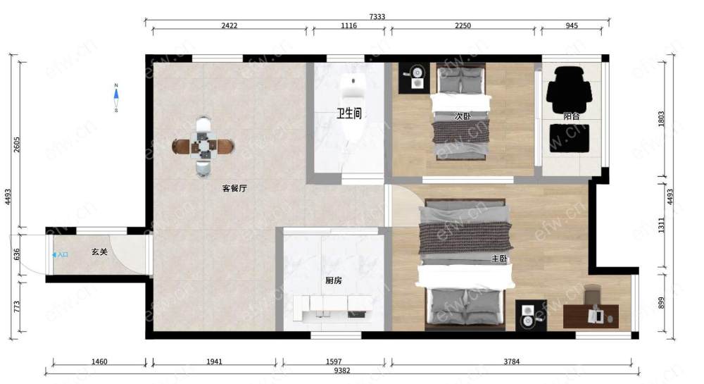 瑞星家园 采光好 户型方正  精装拎包入住