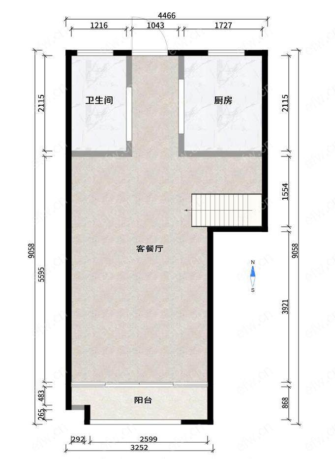 孔雀城(孔雀雅园二期）复式毛坯1