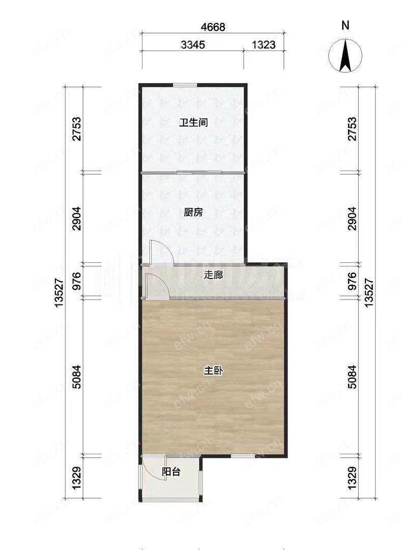 崇宁弄 精装 1室1厅