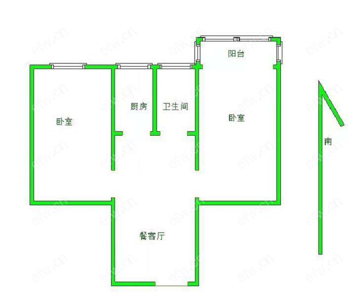 6楼不是顶楼，首付低，房东诚心卖，看中价