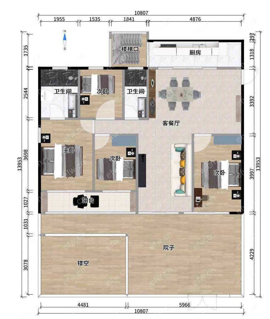 九龙仓时代上城B区 4室2厅