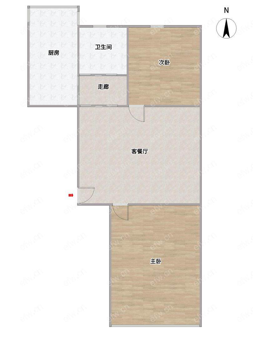 长发苑前宋巷简装两房 南北通透  性价比高 业主诚售