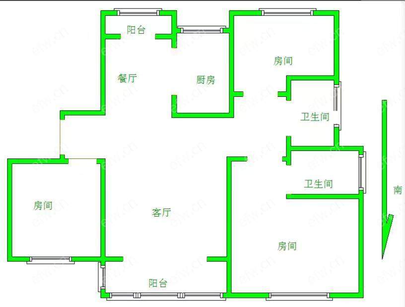 爱家金河湾 3室2厅